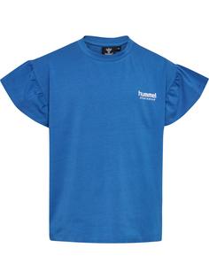 hummel hmlKASANDRA T-SHIRT S/S Funktionsshirt Kinder DELFT