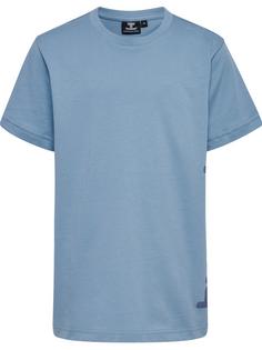 hummel hmlPRINT T-SHIRT S/S Funktionsshirt Kinder FADED DENIM