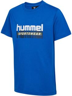 Rückansicht von hummel hmlTUKAS T-SHIRT S/S 2-PACK Funktionsshirt Kinder BLACK IRIS/BLUE LOLITE