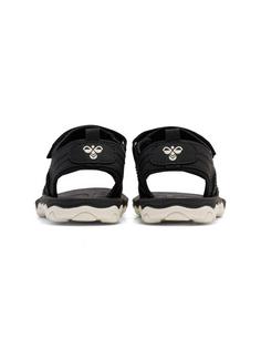 Rückansicht von hummel SANDAL SPORT JR Sandalen Kinder BLACK