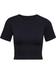 hummel hmlPULSE SEAMLESS RIB W T-SHIRT S/S Funktionsshirt Damen BLACK