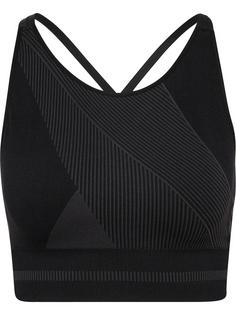 hummel hmlUNITY SEAMLESS BRA Funktionstop Damen BLACKENED PEARL