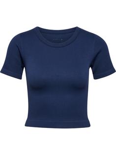 hummel hmlPULSE SEAMLESS RIB W T-SHIRT S/S Funktionsshirt Damen DRESS BLUES