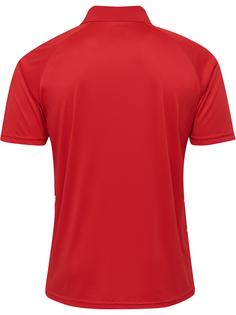 Rückansicht von hummel hmlPROMO POLO Funktionsshirt Herren TRUE RED