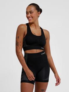 Rückansicht von hummel Sport-BH Damen BLACK