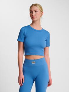 Rückansicht von hummel hmlPULSE SEAMLESS RIB W T-SHIRT S/S Funktionsshirt Damen RIVERSIDE