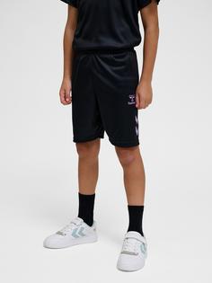 Rückansicht von hummel Funktionsshorts Kinder BLACK