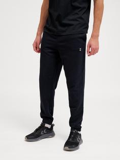 Rückansicht von hummel hmlPULSE SWEAT PANTS Trainingshose Herren BLACK
