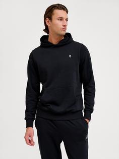Rückansicht von hummel hmlPULSE SWEAT HOODIE Hoodie Herren BLACK