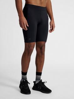 Rückansicht von Newline Funktionsshorts Herren BLACK