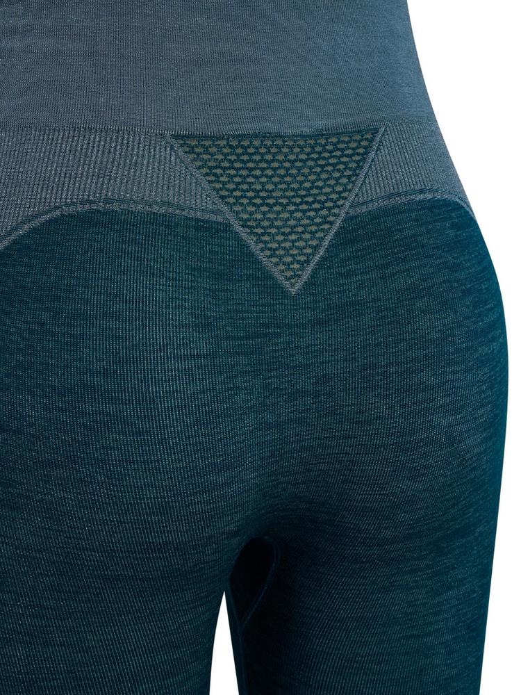 hummel hummel hmlCLEA SEAMLESS MID WAIST TIGHTS Tights Damen - DARK SEA - 0 | SportScheck