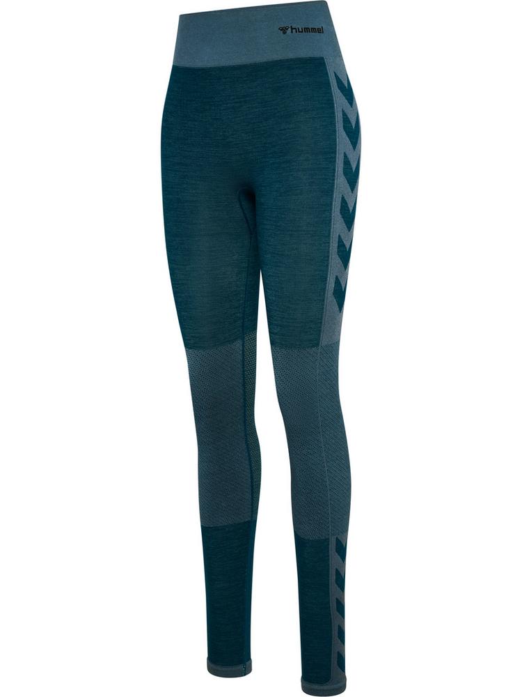 hummel hummel hmlCLEA SEAMLESS MID WAIST TIGHTS Tights Damen - DARK SEA - 1 | SportScheck