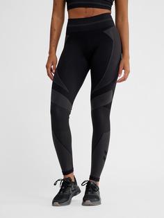 Rückansicht von hummel Tights Damen BLACKENED PEARL