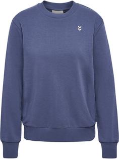 hummel hmlPULSE W SWEAT CREWNECK Funktionssweatshirt Damen BLUE INDIGO