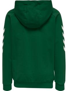 Rückansicht von hummel HMLGO KIDS COTTON HOODIE Hoodie Kinder EVERGREEN