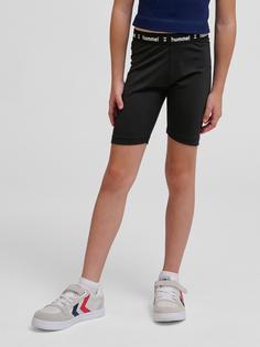 Rückansicht von hummel Funktionsshorts Kinder BLACK