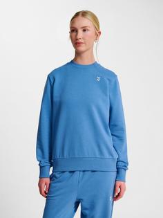 Rückansicht von hummel hmlPULSE W SWEAT CREWNECK Funktionssweatshirt Damen RIVERSIDE