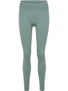 hummel Tights Damen CHINOIS GREEN MELANGE