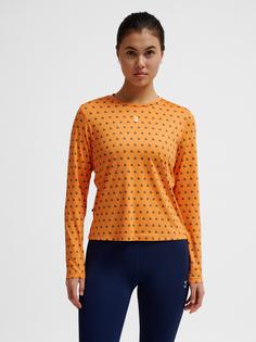Rückansicht von hummel Funktionsshirt Damen DUSTY ORANGE