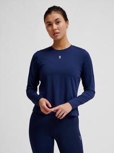 Rückansicht von hummel Funktionsshirt Damen DRESS BLUES