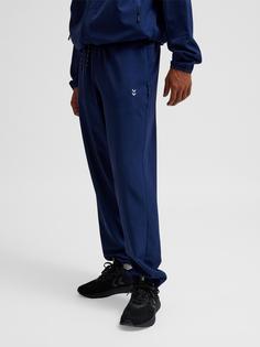 Rückansicht von hummel hmlFAST PANTS Trainingshose DRESS BLUES