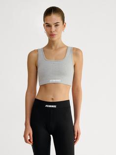 Rückansicht von hummel Funktionsshirt Damen GREY MELANGE