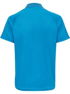 Rückansicht von hummel hmlPROMO KIDS POLO Funktionsshirt Kinder DIVA BLUE