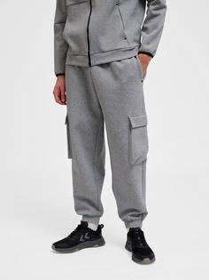 Rückansicht von hummel Trainingshose GREY MELANGE