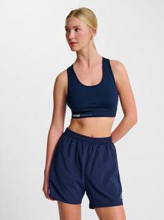 Rückansicht von hummel Funktionstop Damen DRESS BLUES