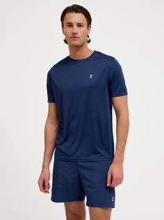 Rückansicht von hummel Funktionsshirt Herren DRESS BLUES