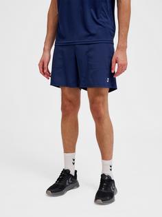 Rückansicht von hummel Funktionsshorts DRESS BLUES