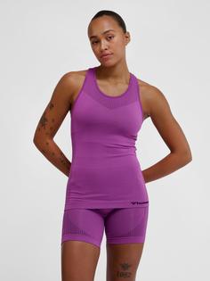 Rückansicht von hummel Funktionsshirt Damen CATTLEYA ORCHID