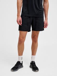 Rückansicht von hummel Funktionsshorts BLACK