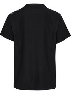 Rückansicht von hummel Funktionsshirt Kinder BLACK MELANGE