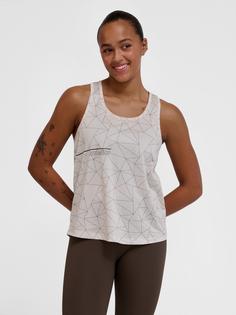 Rückansicht von hummel hmlCOURT AOP LIGHT WEIGHT TANKTOP W Funktionsshirt Damen LIGHT GREY