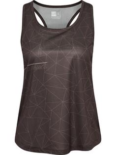 hummel hmlCOURT AOP LIGHT WEIGHT TANKTOP W Funktionsshirt Damen TURKISH COFFEE