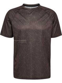 hummel hmlCOURT AOP LIGHT WEIGHT T-SHIRT Funktionsshirt Damen TURKISH COFFEE