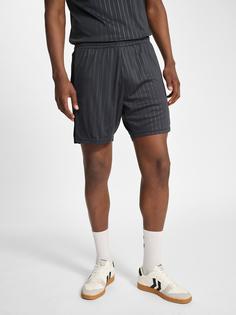 Rückansicht von hummel Funktionsshorts EBONY/BLACK