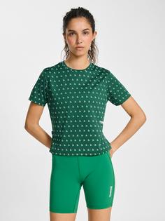 Rückansicht von hummel Funktionsshirt Damen VERDANT GREEN