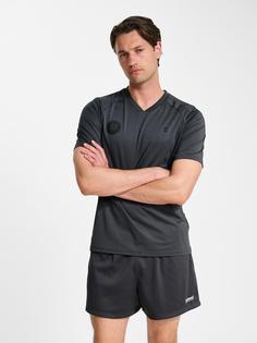 Rückansicht von hummel Funktionsshirt Herren EBONY/BLACK
