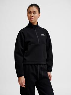 Rückansicht von hummel Funktionssweatshirt Damen BLACK