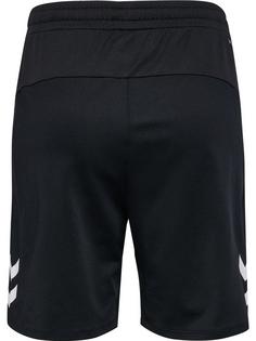 Rückansicht von hummel Funktionsshorts Damen BLACK
