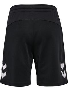 Rückansicht von hummel Funktionsshorts Kinder BLACK