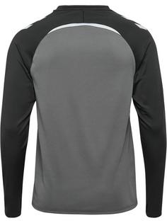 Rückansicht von hummel Funktionssweatshirt STEEL GRAY/ASPHALT