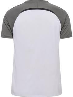Rückansicht von hummel Funktionsshirt Herren WHITE/STEEL GRAY