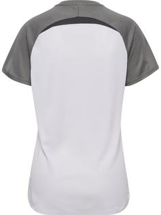 Rückansicht von hummel Funktionsshirt Damen WHITE/STEEL GRAY