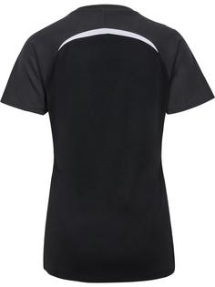 Rückansicht von hummel Funktionsshirt Damen BLACK/ASPHALT