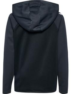 Rückansicht von hummel Funktionssweatshirt Kinder BLACK/ASPHALT