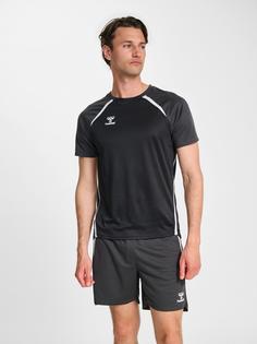 Rückansicht von hummel Funktionsshirt Herren BLACK/ASPHALT