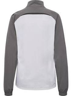 Rückansicht von hummel Funktionssweatshirt Damen WHITE/STEEL GRAY